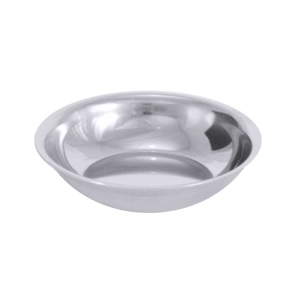 Zuckerschale Edelstahl Ø 6,5 x 1,5 cm eleganter Behälter für Zucker & Süßstoffe