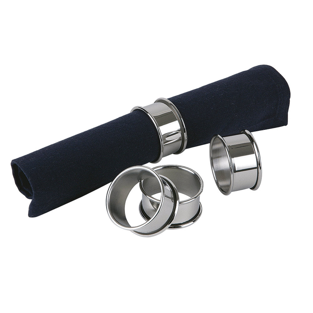 Serviettenringe Ø 4,7 x 2,5 cm 4 Stück elegante Serviettenhalter für Tischdeko
