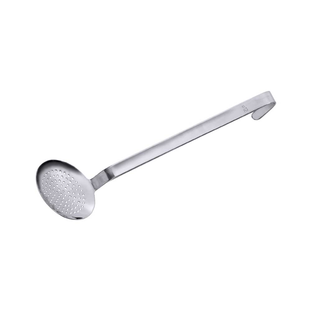 Schaumlöffel fugenlos - CNS 18/10 - Ø 8 cm - Stiel 32,5 cm