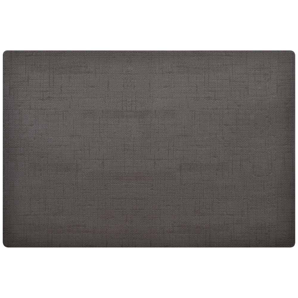 Silikon-Platzsets 30 x 45 cm Anthrazit 6 Stück flexible und pflegeleichte Tischsets