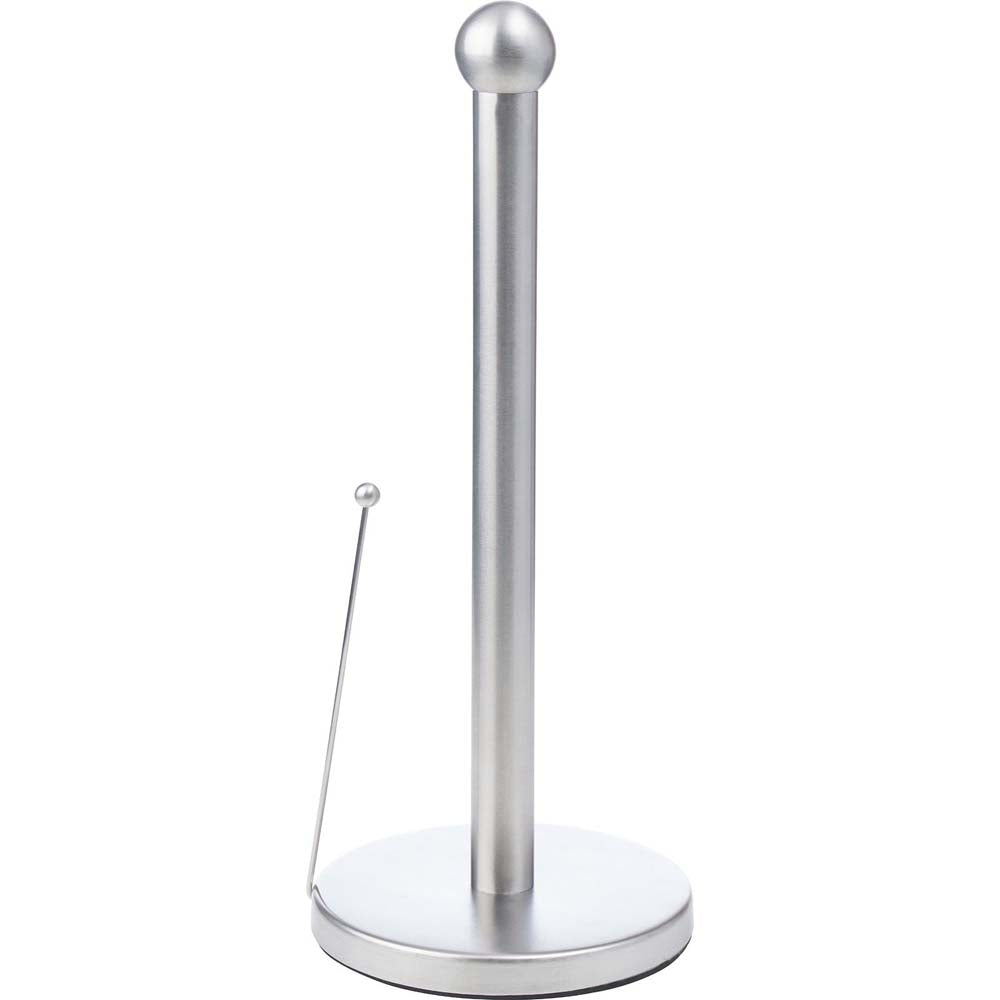 Küchenrollenhalter Ø 15 cm - gebürsteter Edelstahl