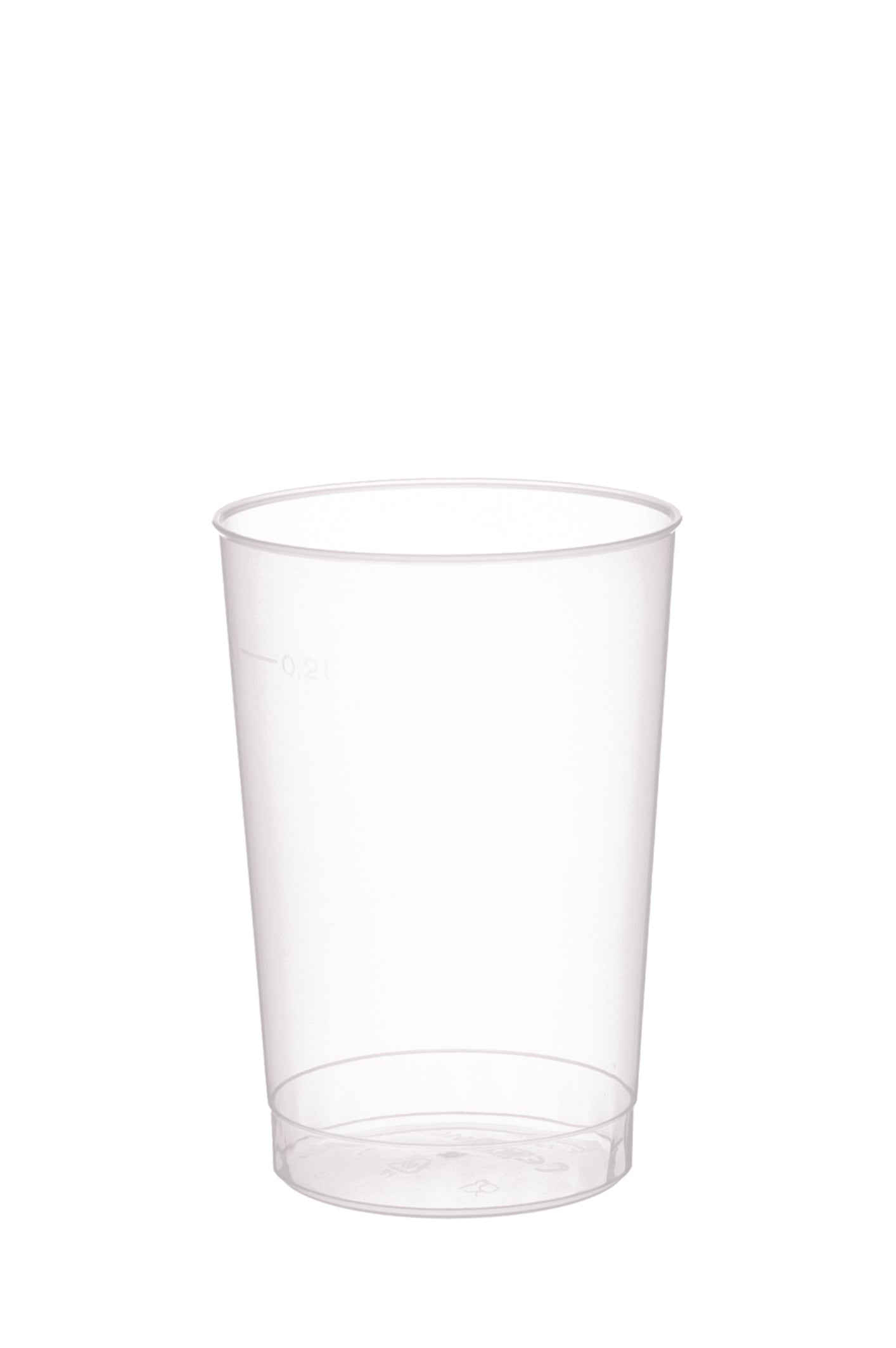 BASIC Mehrweg Trinkbecher - geeicht /-/ 0,2 l - PP