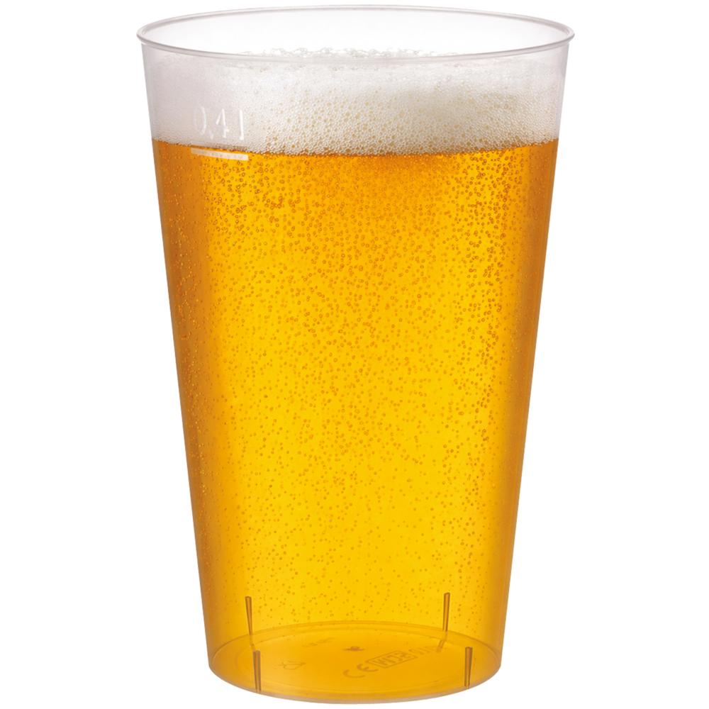 BASIC Mehrweg Trinkbecher - geeicht /-/ 0,4 l - PP