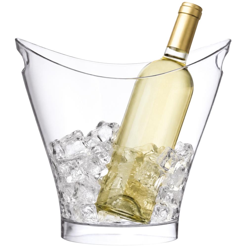 Wein- & Sektkühler aus SAN - 30 x 24 x 26 cm