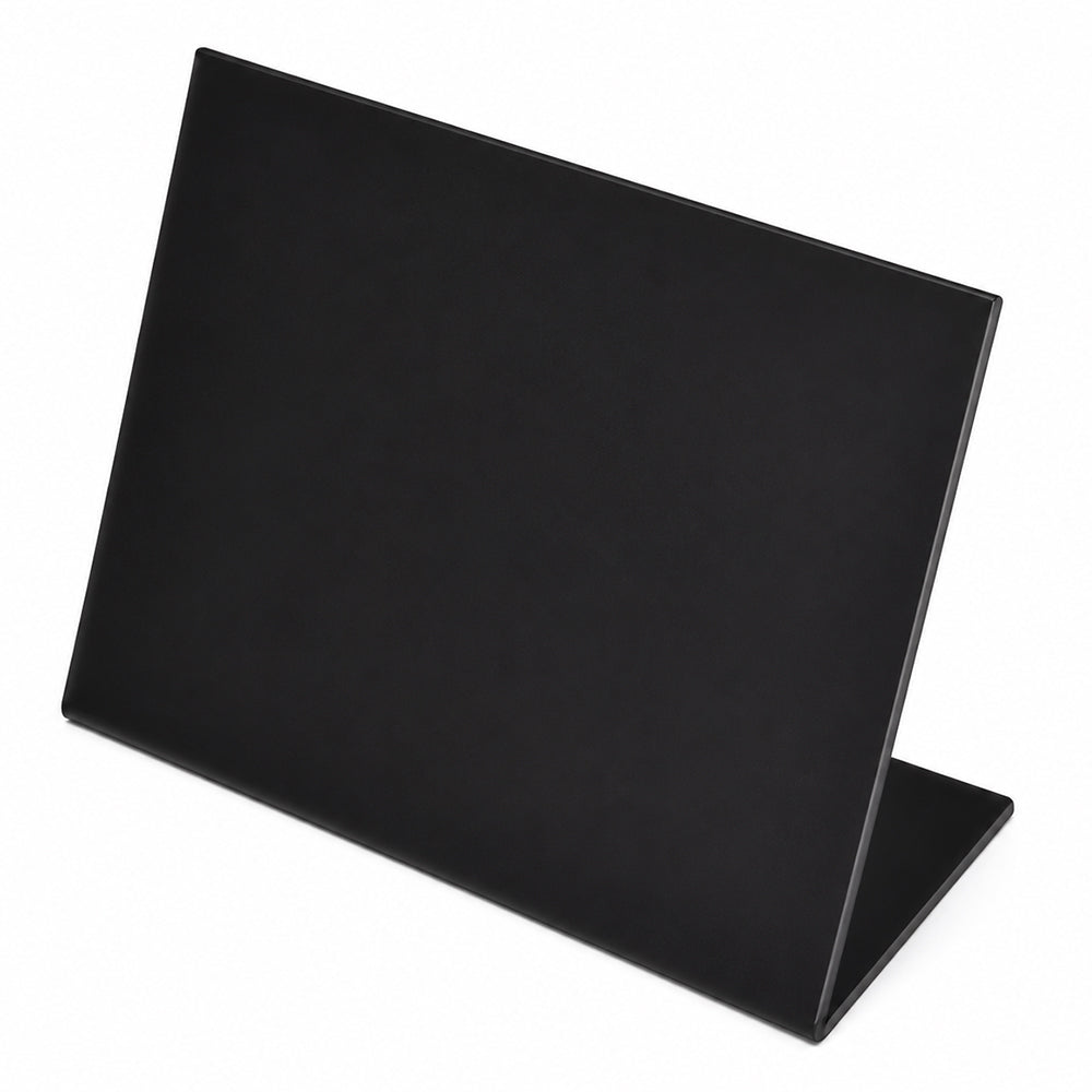 Kreidetafel L-Aufsteller DIN A7 Querformat (B x H) - 10,5 x 7,5 cm