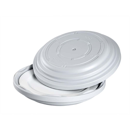 Iso-Cloche Ober- bzw. Unterteil für Teller Ø 23 cm Grau