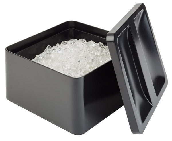 Eiseimer - 27 x 27 x 15 cm - Schwarz - 5 l