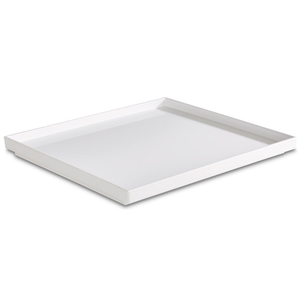 ASIA PLUS Buffettablett GN 2/3 - 35,4 x 32,5 x 3 cm, Melamin - Weiß