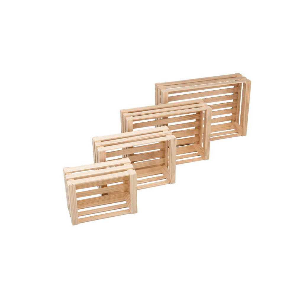 Mini-Holzkisten 20 x 14 x 10 cm