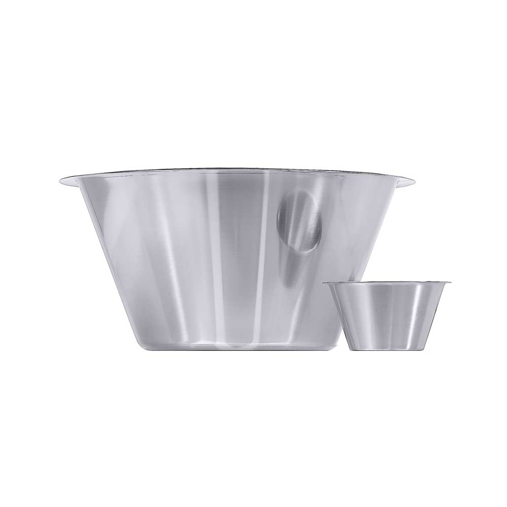 Küchenschüssel konisch tief Ø 35,5/21,5 x 18 cm - Inhalt 11 l - CNS 18/10