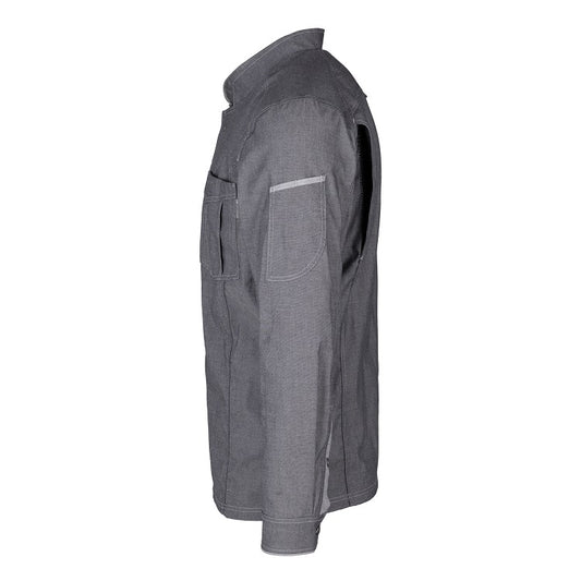 Herren-Kochjacke (Langarm) - Grau - XL