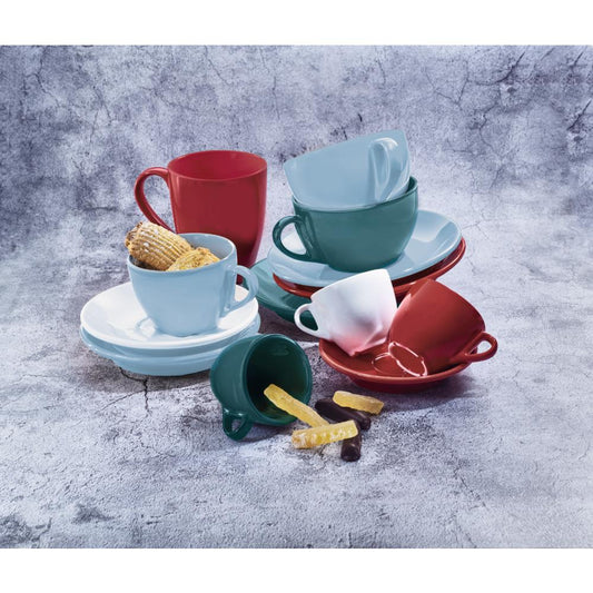 NANA Cappuccinotasse - 28 cl - (Ø 10 x 5,5 cm) - Hellblau
