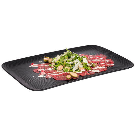 NERO GN 1/2 Tablett - 32.5 x 26.5 x 2.5 cm - Melamin - Schwarz