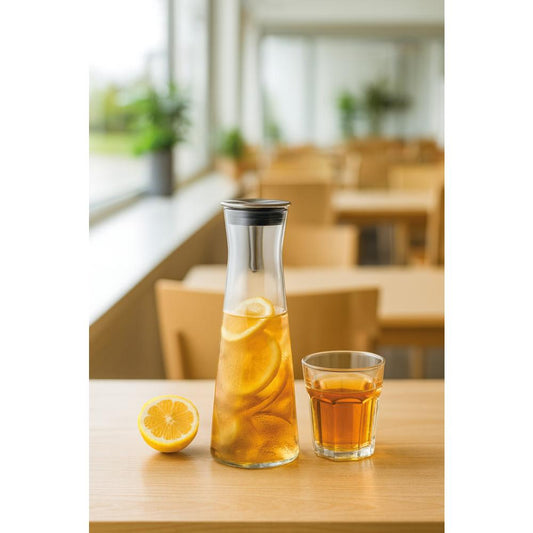 INDIS Karaffe - Inhalt 1,1 l - Ø11 x 32 cm - mit Metallausgießer