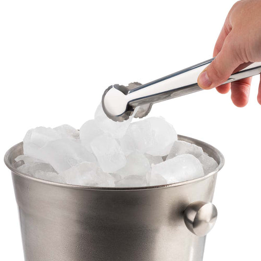Eiszange - 20 cm - Edelstahl - Silber