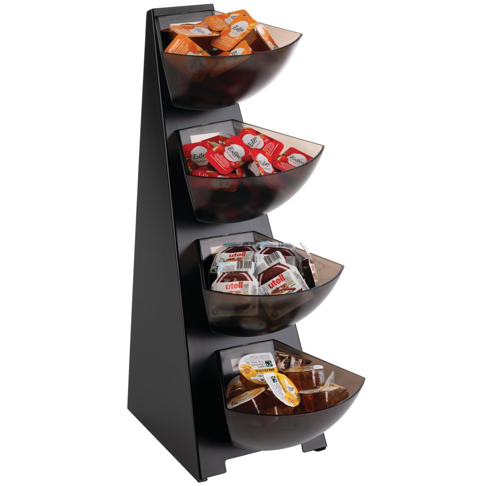 MULTI RACK Gestell (4-stufig) - 32 x 19,5 x 53 cm - Schwarz