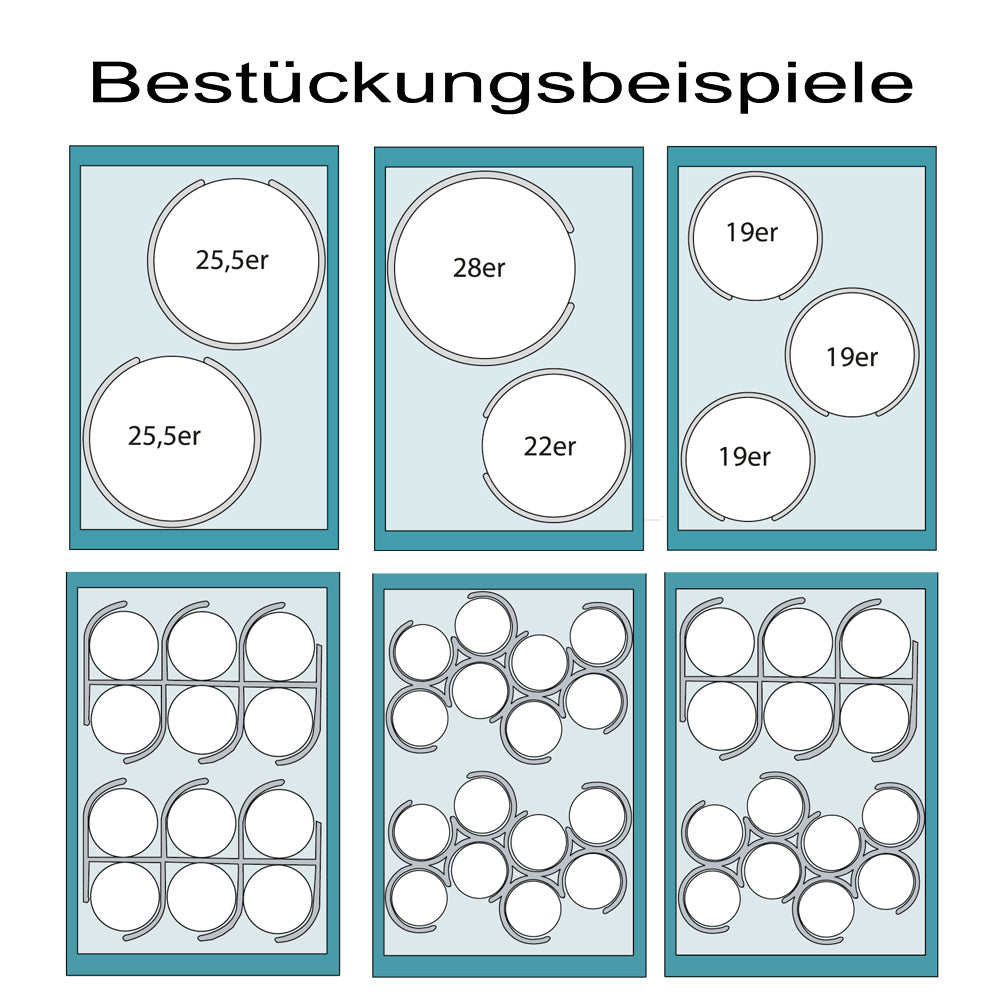 Geschirr-Transportbox - 60 x 40 x 34 cm