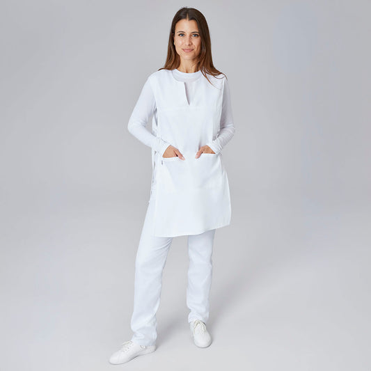 Überwurfschürze (Unisex) - Weiß - 36-42
