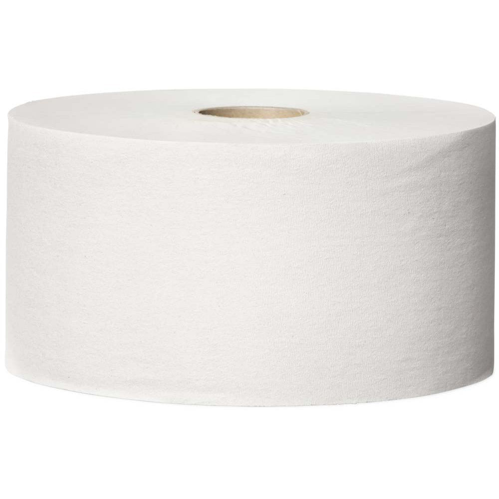Tork Mini Jumbo Toilettenpapier - 2-lagig - Tissue - Weiß - 180 m (12 Rollen)