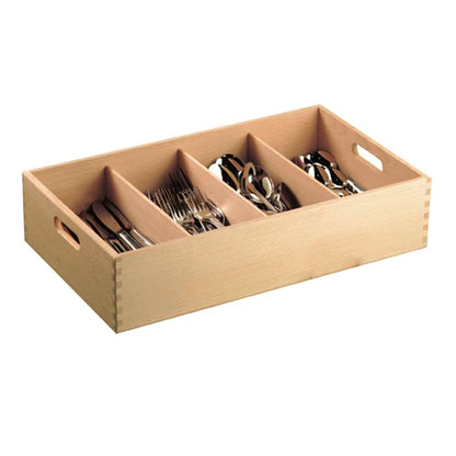 CARMEN Besteckset - 145-teilig (mit Holz-Besteckkasten)
