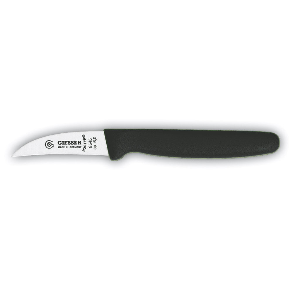 Tourniermesser - Klinge 6 cm - Schwarz