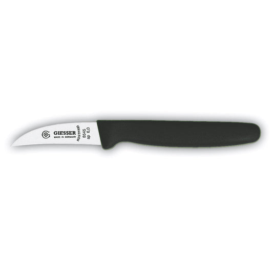 Tourniermesser - Klinge 6 cm - Schwarz