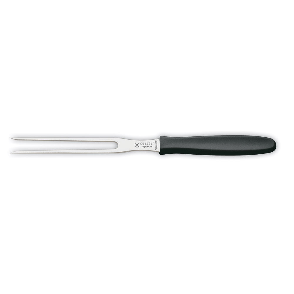Aufschnittgabel Schwarz - Zinken 13 cm