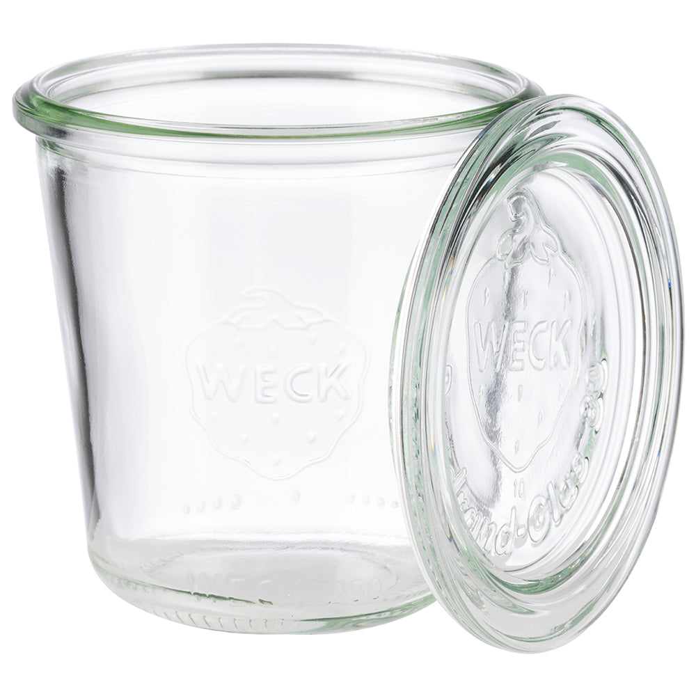 WECK Glas # 900 - Inhalt 290 ml (Rundrand 80 mm - Ø 8,8 x 8,7 cm)