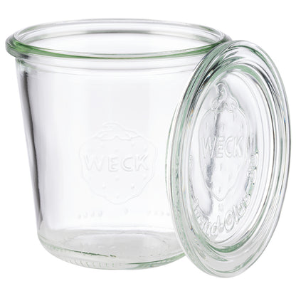 WECK Glas # 900 - Inhalt 290 ml (Rundrand 80 mm - Ø 8,8 x 8,7 cm)