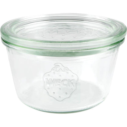 WECK Glas # 740 - Inhalt 290 ml (Rundrand 100 mm - Ø 10,8 x 5,3 cm)