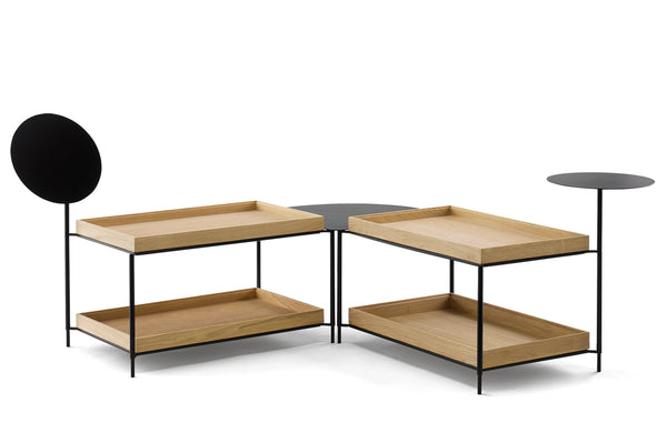 VALO Stecktafel - 51 x 1 x 19,5 cm - Metall - schwarz
