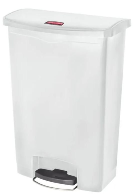 STEP-ON Abfalleimer 90 l - 57 x 35,3 x 82,6 cm - Weiß