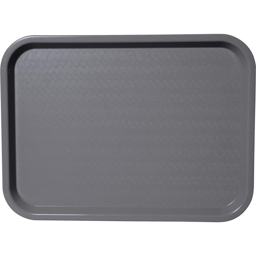 Snack-Tablett 41,5 x 30,5 cm - Grau (PP)