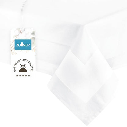RIALTO Tischdecke 130 x 220 cm - Weiß