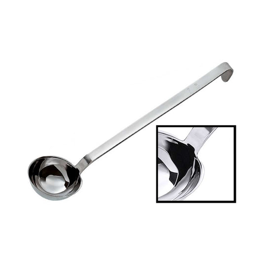 Schöpfkelle fugenlos - CNS 18/10 - Ø 9 cm - 0,2 l - Stiel 33,5 cm