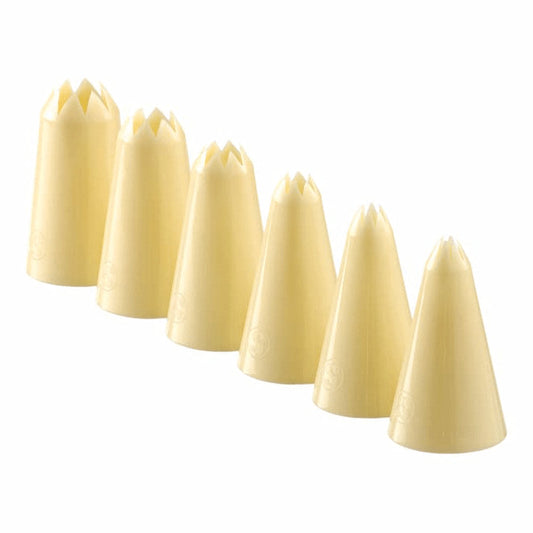 Sterntüllensatz Polypropylen - 6 teilig
