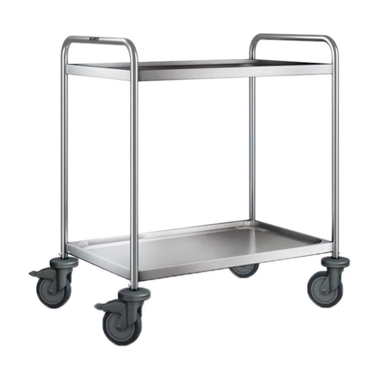 Servierwagen "SW 8x5-2" - 2 Böden (80 x 50 cm) mit luftidentischen Reifen