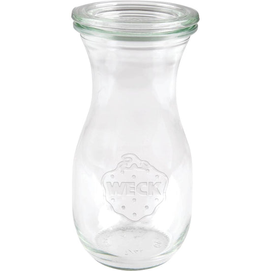WECK Flasche # 763 - Inhalt 290 ml (Rundrand 60 mm - Ø 7 x 14 cm)
