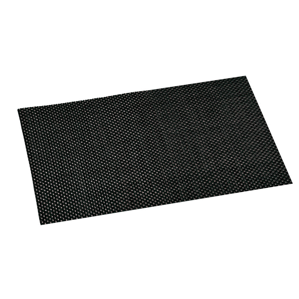 Platzset aus Kunststoffgeflecht  43 x 29 cm  Schwarz  robust & pflegeleicht