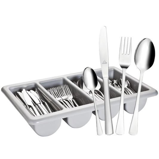 VITALIS Besteckset - 145-teilig (mit Kunststoff-Besteckkkasten)