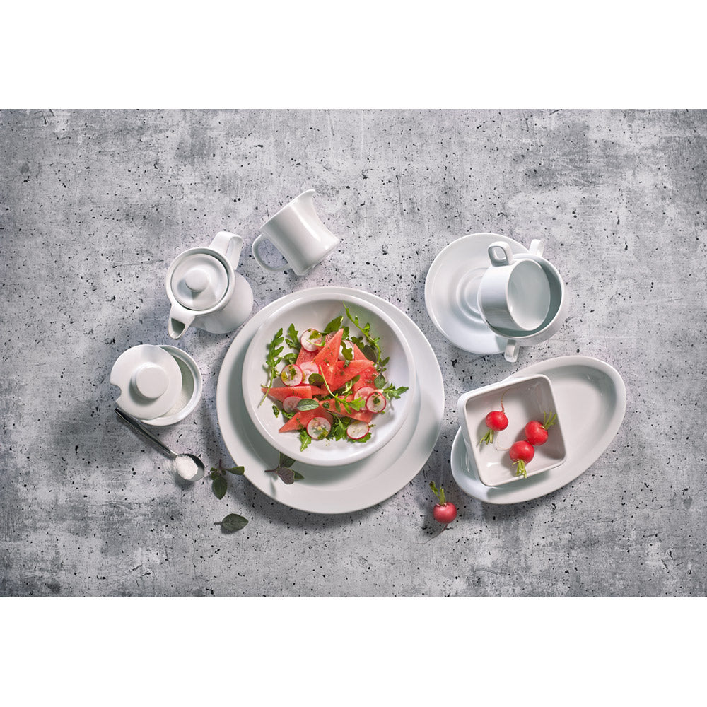 ALASSIO Henkelbecher - Ø 7,6 x 7,8 cm (Spülmaß 10,6 cm) - Inhalt 25 cl (stapelbar)