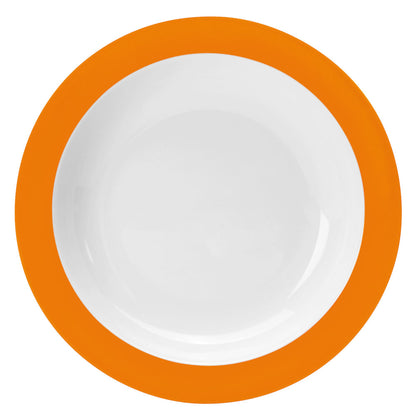 COLOURS Teller tief (mit Fahne)  - (Ø 20,5 cm) - Orange