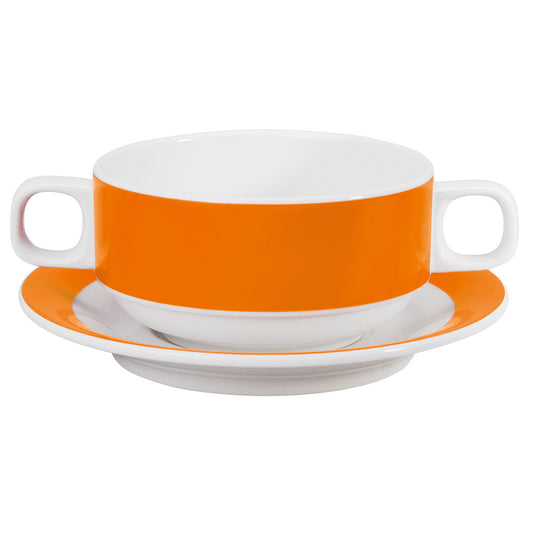 COLOURS Suppentasse  - 28 cl (stapelbar) - Orange