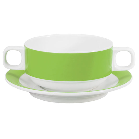 COLOURS Suppentasse  - 28 cl (stapelbar) - Grün