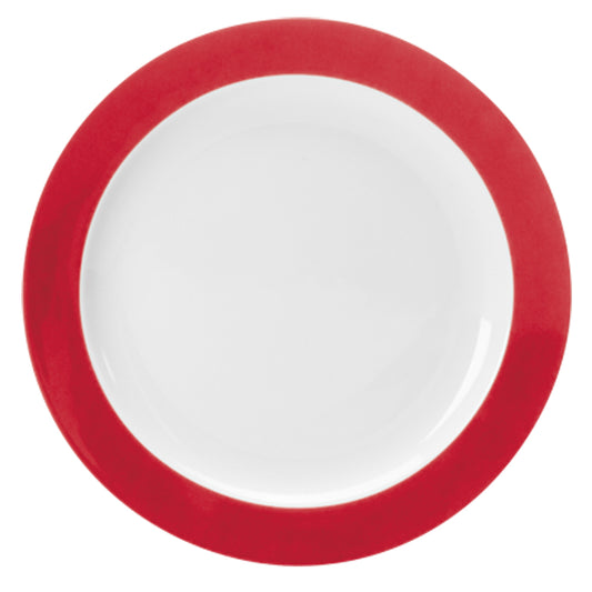 COLOURS Dessertteller (mit Fahne) - (Ø 18 cm) - Rot