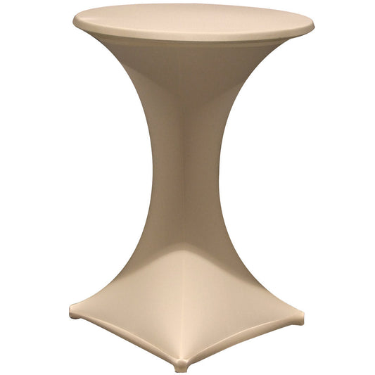 GALACTICA Stehtisch-Überzug Ø 70 - 75 cm - crème (2-teilig)
