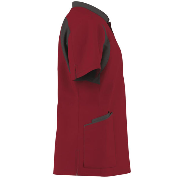 FOCUS MED&CARE Damen Schlupfkasack - (Kurzarm) - Bordeaux - M