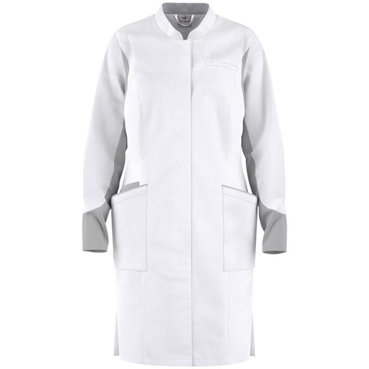 FOCUS MED&CARE Damen Arztkittel - (Langarm) - Weiß - L