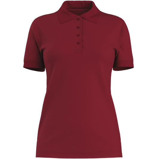 CONCEPT Damen-Poloshirt (Kurzarm) - Bordeaux - M
