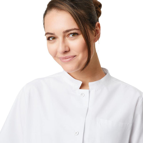 Damen-Arztkittel (Kurzarm) - Weiß - XL